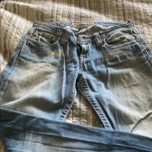 BIG STAR Flare/Bootleg Faded Jeans. Size 27